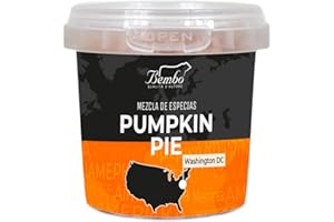 BEMBO QUALITÀ D'AUTORE Pumpkin Pie 60 g - La Mezcla de Especias Pumpkin Pie es un blend aromático perfecto para crear postres y bebidas con un inconfundible sabor otoñal.