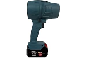 NAUXIU Soplador de aire comprimido 2 en 1 de succión y soplado, 3 horas de aire comprimido sin parar, plumero de aire eléctrico ajustable de 5 engranajes, mini soplador para secar el coche, plumero de