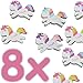 Produktbild 8 x Radiergummi * EINHORN * für Schule, Kindergarten und Mitgebsel zum Kindergeburtstag//Radierer Stift Zeichnen Schreiben Kind Unicorn