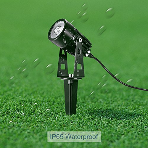 Liqoo® Mini Solarstrahler LED Solarleuchte mit 2 Spotlights IP65 Wasserdicht Gartenleuchte Solarbeleuchtung Outdoor Solarlampe Außen - 4