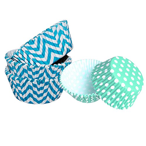 Happy Chef Multicolor Paper Liners-100 Pcs,Single Pack