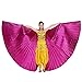 Produktbild style_dress Ägypten Belly Wings Für Bauchtanz Tanz Schleier Flügel Zubehör Tanzen Kostüm Bauchtanz Zubehör No Sticks Kostüme Fasching Karneval (Rosa)