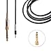 Produktbild Kreema 1.2m Ersatz Audio Upgrade Kabel 3,5 mm und 6,35 mm Stecker auf 2,5 mm Kabel fur Audio-Technica ATH-M50x ATH-M40x ATH-M70x Kopfhorer