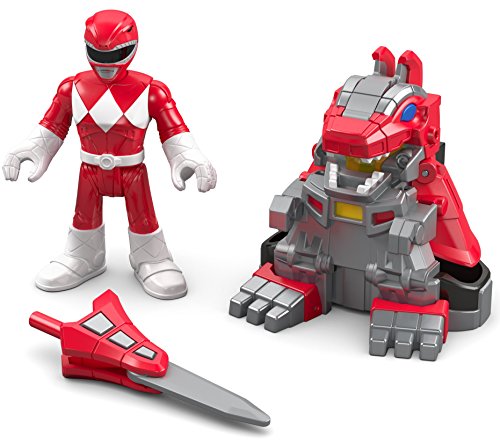 Imaginext Dkp35 Power Rangers Bataille Armour Rouge Ranger Figure