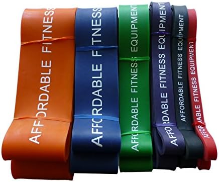 Crossfit Pull Up Resistance Bands - Power Lifting - Weight Lifting - Assisted Pull Ups by AFFORDABLE FITNESS EQUIPMENT