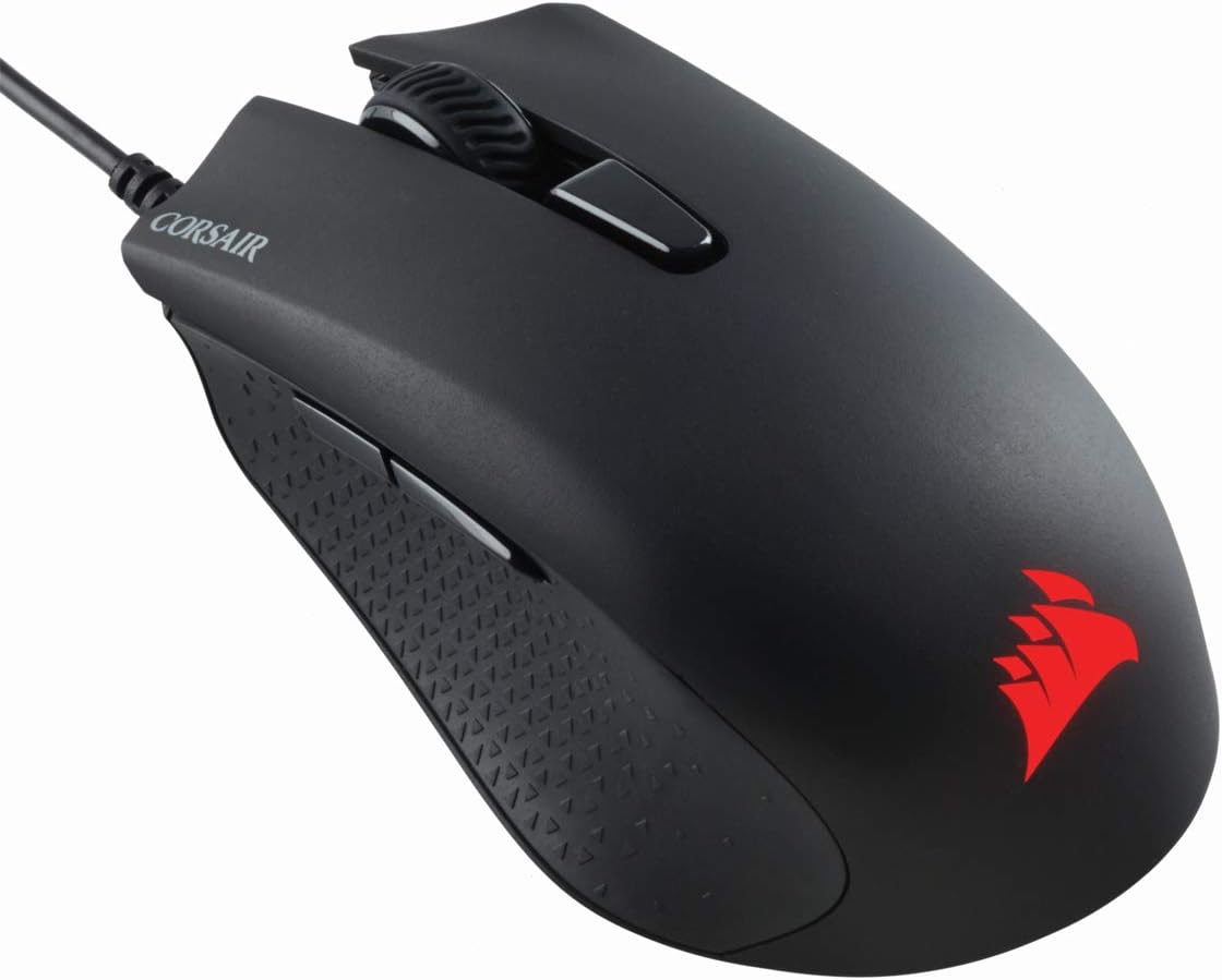 Corsair Óptico Ratón Para Juegos, Negro, Tamaño Único