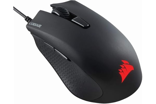 Corsair Óptico Ratón Para Juegos, Negro, Tamaño Único