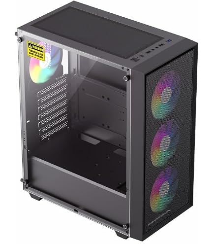 PC Gamer INFOMAX - AMD Ryzen 5 4500, NVIDIA RTX 4060 8Go, RAM 16Go, SSD 500Go - Boîtier ARGB Aquarius