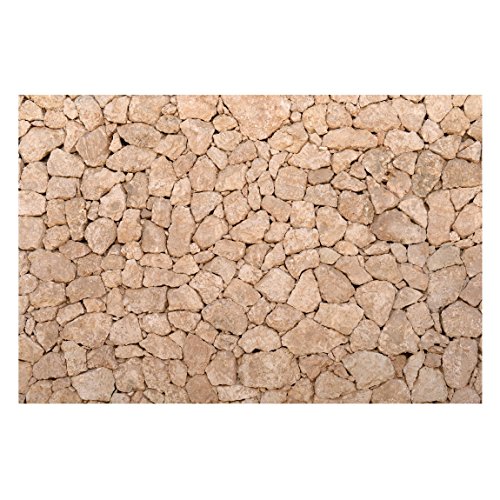 Apalis Vliestapete – Apulia Stone Wall – Alte Steinmauer aus großen Steinen – Sandsteintapete – Fototapete Breit | Vlies Tapete Wandtapete Wandbild Foto 3D Fototapete für Schlafzimmer Wohnzimmer Küche | Größe HxB:320x480cm - 5