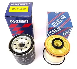 ALTECH Hi-Performance Oil Filter + Diesel Filter Set For Toyota Innova (2005 To 2015 Model)
