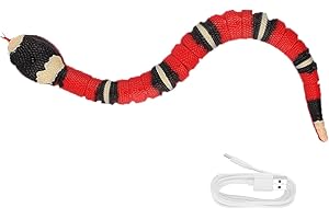 Richolyn Giocattolo Serpente Elettrico per Gatti Smart Sensing Snake Cat Toy USB Gioco Interattivo