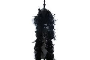 Boa en plumes artificielles de 2 m pour loisirs créatifs, fête de mariage, déguisement, boas duveteux, accessoire de costume pour femmes et filles