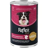 Reflex Plus Sos İ&ccedil;inde Et Par&ccedil;acıklı Kuzu Etli ve Tatlı Patatesli Yetişkin K&ouml;pek Konservesi 400 Gr (12 Adet)