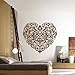 Produktbild Wall Decor Vinyl Sticker Room Decal Heart Bedroom Love Kiss Passion Ornament Amour Dream Romance Sleep Flower (S96) by StickersForLife
