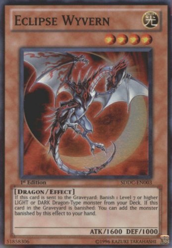 Yugioh Dragons Collide Single Card Eclipse Wyvern SDDC-EN003 Super Rare by Yu-Gi-Oh!