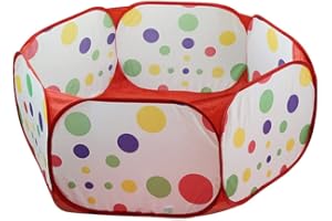 YdseozOA Small Animal Playpen Cage Tent Portable Foldable Outdoor Pet Exercise Fence Play Pen Guinea Pig Hamster Chinchillas and Hedgehogs Rabbits(Red)