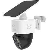 Koroao Eufy Security SoloCam S340 ile Uyumlu Oluk Montaj Braketi, G&uuml;neş G&uuml;venlik Kamerası (Beyaz)