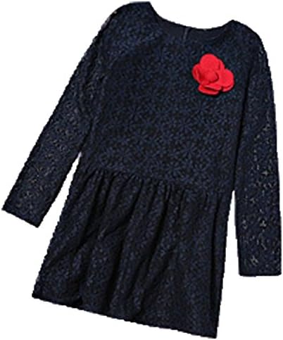 opsun Dresses Print Ninas 2015 Summer New Fashion Dresses For Girls Bebe 120cm ( Size Asia 140cm) Black