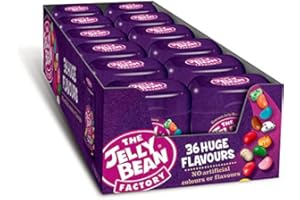 ‎THE JELLY BEAN FACTORY The Jelly Bean Factory 36 Huge Gourmet Flavour, 12er Pack (12 x 80g)