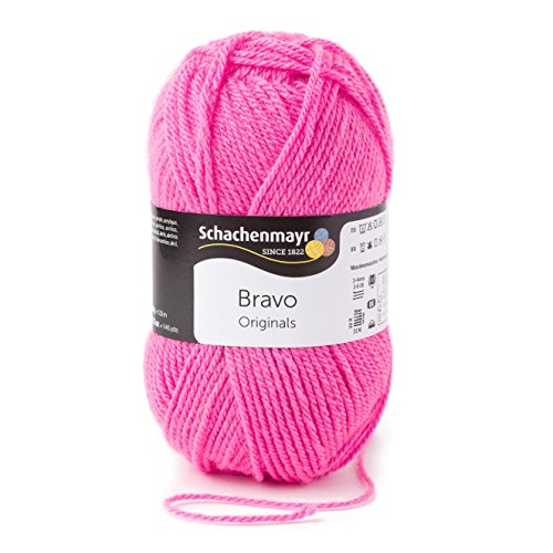 Schachenmayr 9801211-08305 Bravo Handstrickgarn, Wolle, candy
