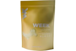 Weekontrol Batido Sustitutivo de Comida Week Shake con Alto Porcentaje de Proteína Vegetal para Perder o Mantener Peso. Batido Saciante en Variedad de Sabores (600gr (1 unidad), Plátano)