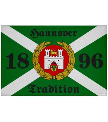 Hannover 96 Iron-On Patch Logo Large : Amazon.de: Home & Kitchen