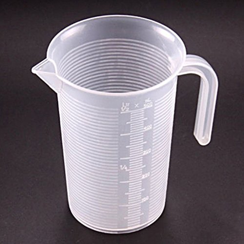 Generic Durchsichtigen Kunststoff Küche Messbecher Flüssigkeit Skala Messbecher – Klar, 500ml - 5