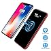 Produktbild Wireless Power Bank,2 in 1 Kabellos Qi-Ladegerät und 10000mAh Powerbank für Samsung Galaxy Note 8/S8/S8 Plus/iPhone 8/8 Plus/X und alle Qi-fähigen Geräte Andere Micro-USB-Geräte (Rot)