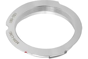SG Store 1 Stück M39-LM Objektivadapterring mit 6-Bit-Code Kompatibel mit Leica M9 M8 M7 M6 M5 M4 M3 M-240 Kompatibel mit Leica LSM LTM-Objektiv (50/75 Mm Rahmen).