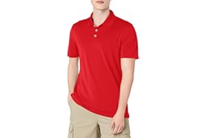 Amazon Essentials Polo de Golf de Secado Rápido de Ajuste Entallado - Colores interrumpidos Hombre