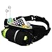 Produktbild otutun Sport Hüfttasche Bauchtasche Gürteltasche für Trinkflasche Leichte Wasserdichte Laufgürtel Reflektierender Running Belt mit Kopfhöreranlass für Laufen Fahrradfahren Bergsteigen Damen Herren