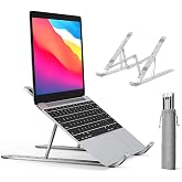 HT-119 Folding Laptop and Tablet Stand, Black