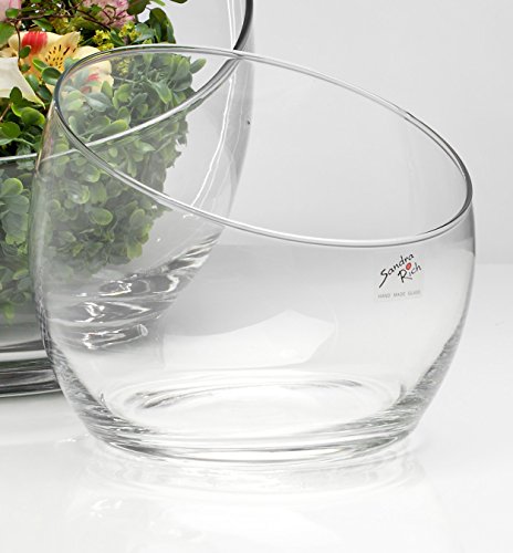 Glasvase Bexa klar rund 15,5 cm Ø 18,5 cm von Sandra Rich