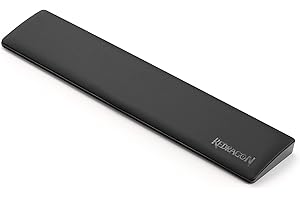 ‎REDRAGON Redragon P036 Meteor M Computer Tastatur Handballenauflage, Ergonomische Handballenauflage aus weichem Memory-Schaumstoff mit rutschfester Gummibasis, 80% 87 Tasten TKL Größe, Schwarz