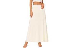 Adigaber Mujer Falda Bohemia Playa Larga Falda Elástica Cintura Alta Maxi Yogo Faldas