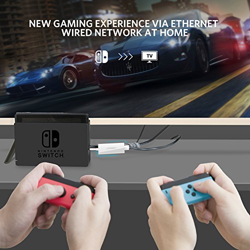 USB 3 0 a Gigabit Ethernet  UGREEN USB 3 0 a RJ45 Ethernet Adaptador Tarjeta de Red Externa 1000Mbps para Nintendo Switch  PC o Port  tiles de Windows 10  8  7  XP  Vista  Mac OS 10 6 y Superior  Linux  Blanco 