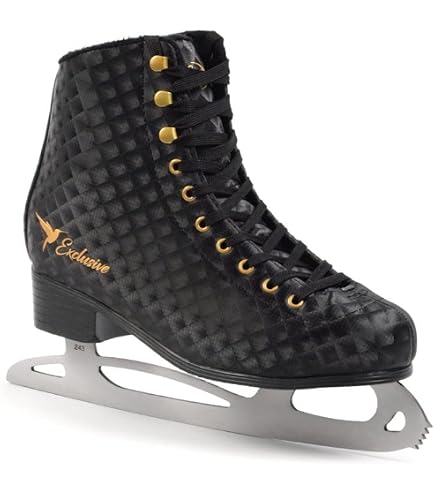 Jackson Ultima Excel Pattini Da Ghiaccio Donna/Ragazza – Larghezza Media, Taglia 32 – Supporto Livello 5 Per Principianti