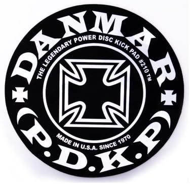 Danmar DA 210IC Iron Cross Design Single Bass Drum Impact Pad