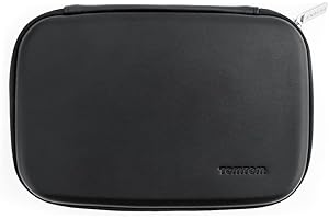 TomTom Sat Nav Premium Leather Carry Case for 7' inch Sat Navs (e.g. GO Navigator, GO Camper Max 2, Expert Plus)