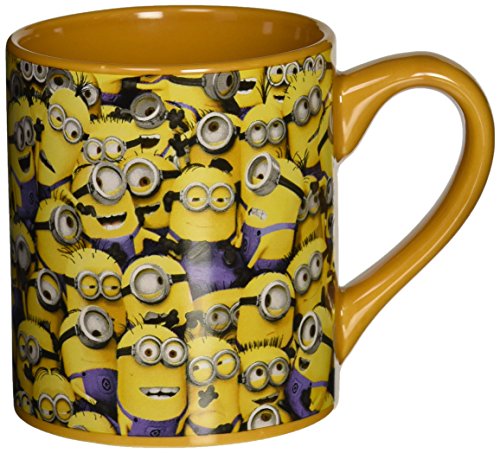 Silver Buffalo DM0132 Despicable Me Cluttered Minions Ceramic Mug, 14-Ounces