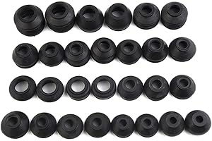 Oniissy 28 Stück Autoteile Kugelgelenk Staubschutz Abdeckung Kugelgelenk Kofferraum Aufhängung Lenkung Staubschutz Spurstange Gestänge Kit