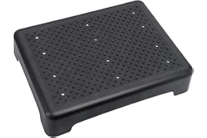 RAYLOVE Anti-Rutsch-Halbstufe, tragbare Stufenerhöhung, stapelbarer halbstufiger Stufenhocker für ältere Menschen im Freien, rutschfeste Mobilitätsplattformstufe, Kunststoffhocker für ältere Menschen für den