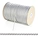 Produktbild Kalsi Cords 3 mm dünne runde Polypropylenseil geflochtene Polyschnur Starke Schnur 8 Farben & 5 Längen Größen, Grau/silberfarben, 20 Metre Cut Length