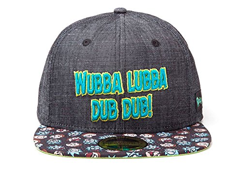 Rick and Morty Cap Wubba Lubba Snapback Blue