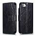 Produktbild Handy hülle Tasche Leder Flip Case Brieftasche Etui Schutzhülle für Apple iPhone X XS/XR/XS MAX/5G 5S ES/6G 6s/6 Plus/7G 8G /7Plus /8Plus hülle,5 Farben