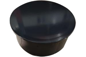 SHMOX Soil Pipe Cap for 110mm Drainage Fittings- Underground (Black)