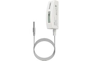 ECOWITT Pool Thermometer WN34, Waterproof Water Temperature Sensor with LCD Display, 10ft Cable Digital Sensor for Swimming Pool, Hot Tubs, Spas, Bath Water, Fish Ponds…