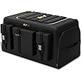 Ergocar Car Trunk Organizer Car Boot Storage Organiser Multi Pocket Car Boot Tidy Storage 3 Times Size Folded Portable Waterproof 1680D Oxford for Car/SUV/Truck/Auto (Black, 50L With side pockets)