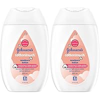 Johnson's Cotton Touch Newborn Baby Lotion Combo Offer Pack, 2x100ml, Made with Natural Cotton for Baby's Delicate Skin…