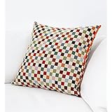 Kante I Kissen aus Karo Gobelin Stoff